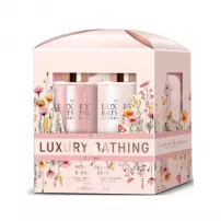 Grace Cole The Luxury Bathing Peony, Peach & Raspberry Glamorous Glow ����� ��� ���� "����, ������ � ������" (b/wash/100ml + b/lot/100ml + sponge)