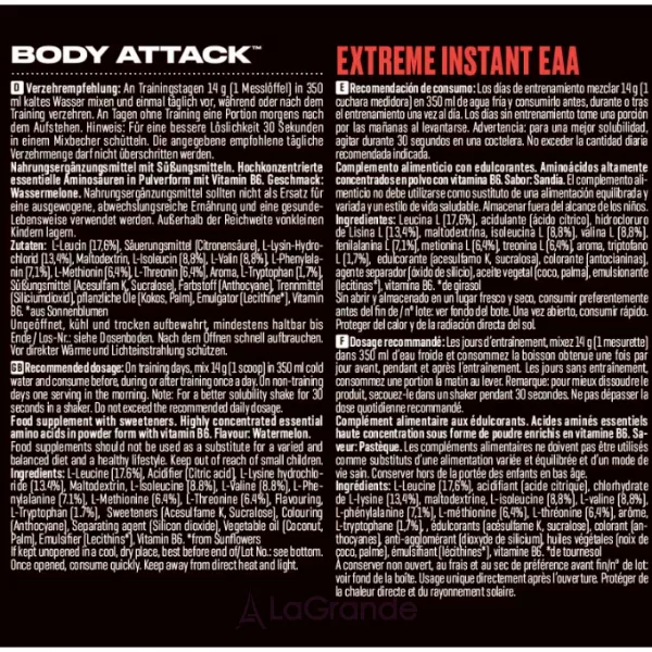 Body Attack Extreme Instant EAA Watermelon ����������� EAA 