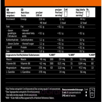 Body Attack Sports Drink Zero Multifruit ���������� ������ 