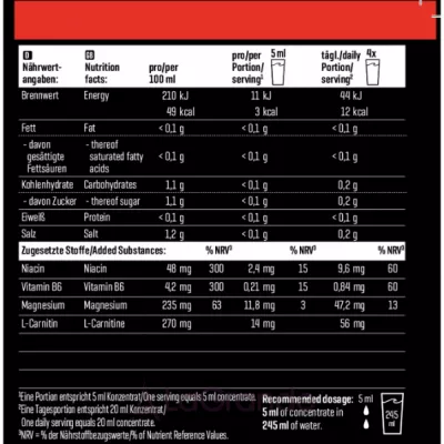 Body Attack Sports Drink Zero Srawberry ���������� ������ 