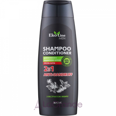 EkoLine Men Shampoo 2in1  Anti-Dandruff �������-����������� 2�1 ������ ������� � ���������� ������
