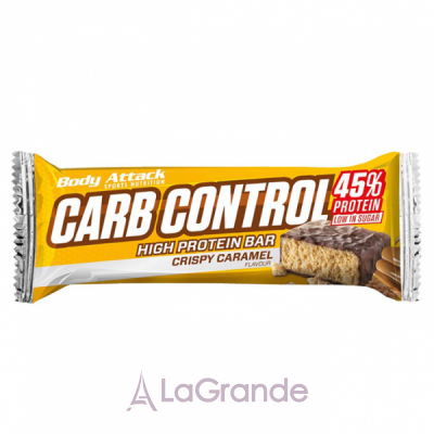Body Attack Carb Control Protein Bar Crispy Caramel ���������� �������� 