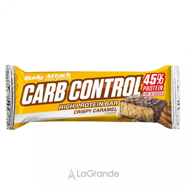 Body Attack Carb Control Protein Bar Crispy Caramel ���������� �������� 