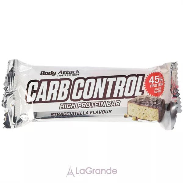 Body Attack Carb Control Protein Bar Stracciatella ���������� �������� 