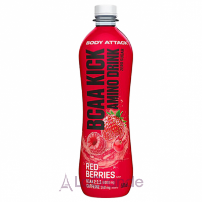 Body Attack BCAA KICK Red Berries ������������ BCAA KICK 