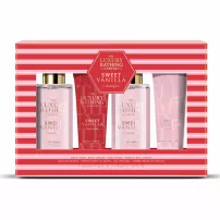 Grace Cole The Luxury Bathing Sweet Vanilla & Almond Glaze Top To Toe Essentials ����� ��� ���� "������� ������ � ���������� �������" (b/cr/50ml + h/cr/50ml + b/soak/100ml + b/wash/100ml)
