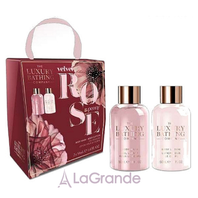 Grace Cole The Luxury Bathing Velvet Rose & Peony Mini Body Duo ���� ��� ��� 
