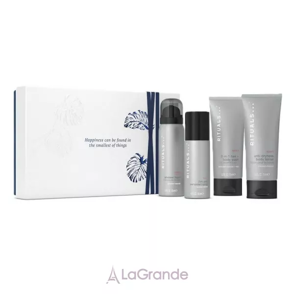 Rituals Homme Collection Small Gift Set 2025 ����� ��� ������ (sh/foam/50ml + b/lot/70ml + anti-perspirant/50ml + sh/gel/70ml)