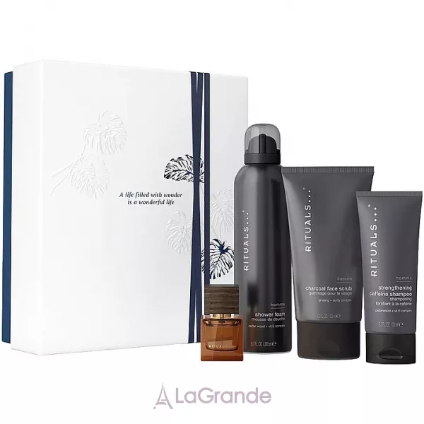Rituals The Ritual of Homme 2025 ���� ��� ������� (edp/15ml + sh/gel/200ml + f/scrub/125ml + shm/70ml)