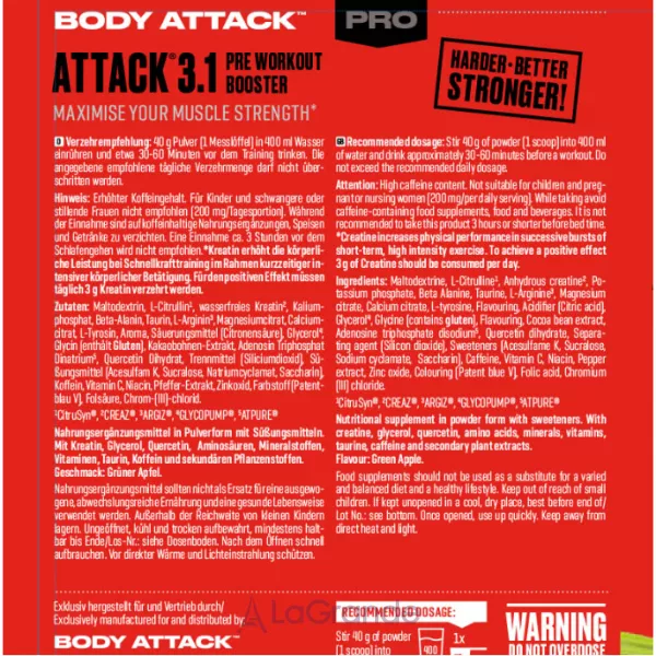 Body Attack Pre Attack 3.1 Green Apple ����������������� ������ 
