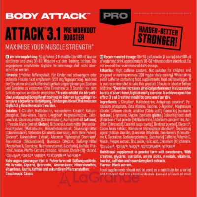 Body Attack Pre Attack 3.1 Cassis ����������������� ������ 