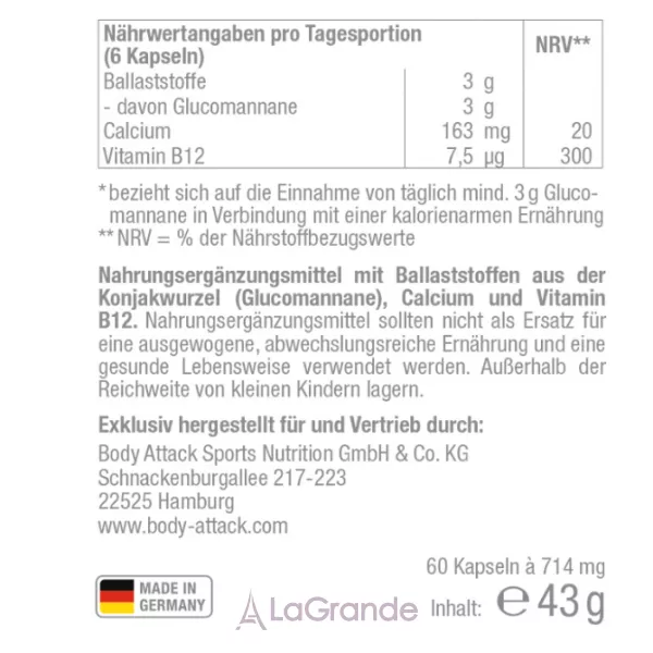 Body Attack Appetite Reducer Fem ������������ ��� ����
