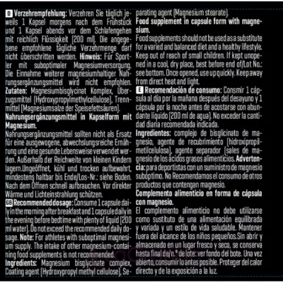 Body Attack Magnesium Bisglycinate �������� ������ ���������