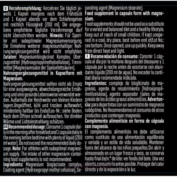 Body Attack Magnesium Bisglycinate �������� ������ ���������