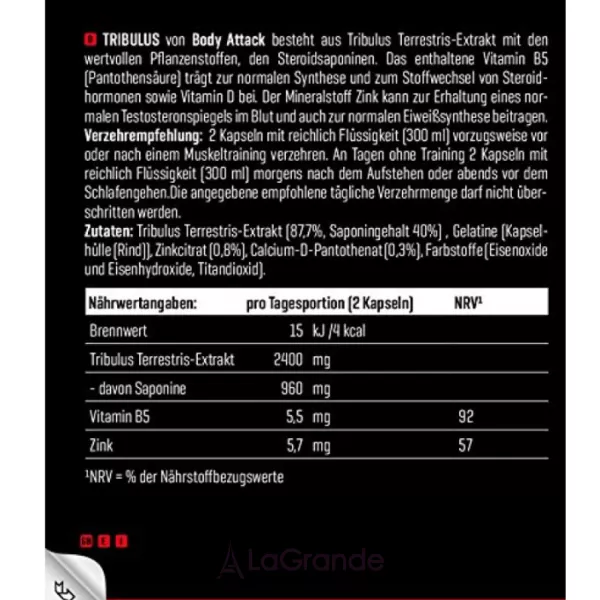 Body Attack Tribulus ������� ������� 