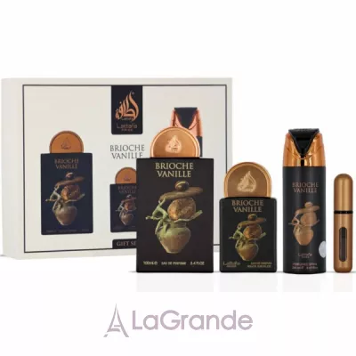 Lattafa Perfumes Brioche Vanille ����� (��������������� ���� 100 �� + ��������������� ���� 20 �� + ���������� 200 ��)