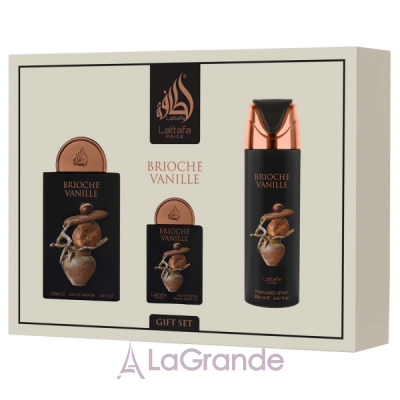 Lattafa Perfumes Brioche Vanille ����� (��������������� ���� 100 �� + ��������������� ���� 20 �� + ���������� 200 ��)