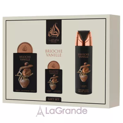 Lattafa Perfumes Brioche Vanille ����� (��������������� ���� 100 �� + ��������������� ���� 20 �� + ���������� 200 ��)