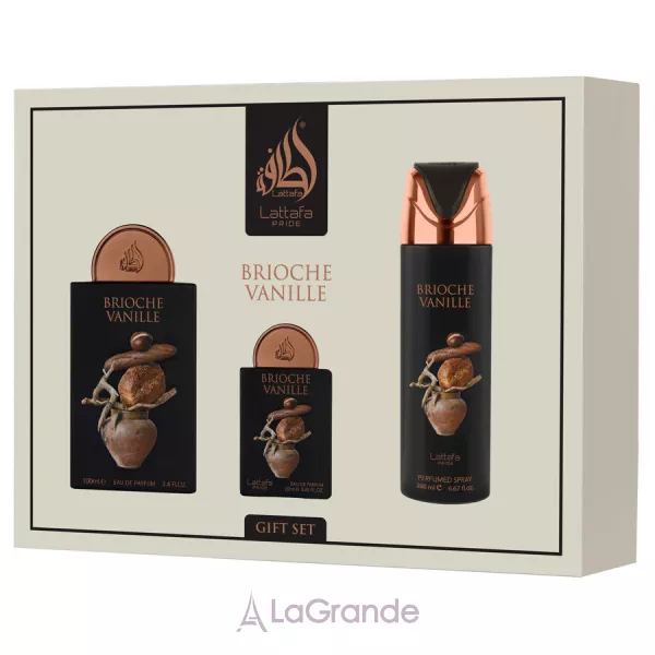 Lattafa Perfumes Brioche Vanille ���� (����������� ���� 100 �� + ����������� ���� 20 �� + ���������� 200 ��)
