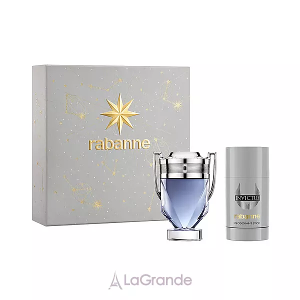 Paco Rabanne Invictus ����� (��������� ���� 50 �� + ����������-���� 75 ��)