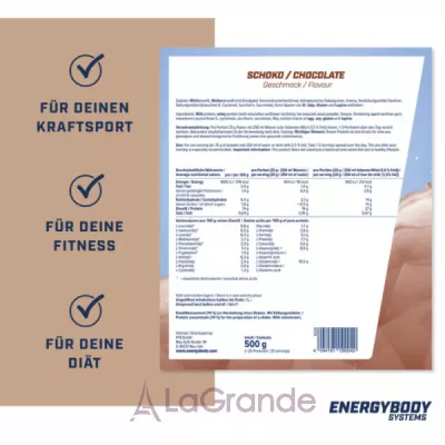 Energybody Systems Mega Protein Schoko �hocolate ������������������ ������ 