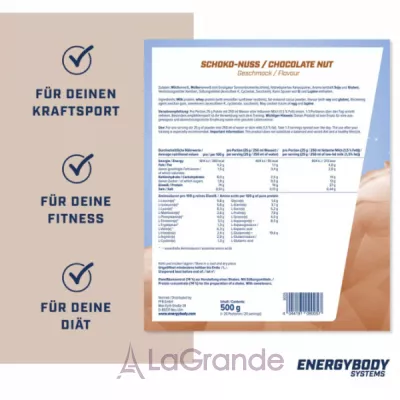 Energybody Systems Mega Protein Schoko-Nuss �hocolate Nut ������������������ ������ 