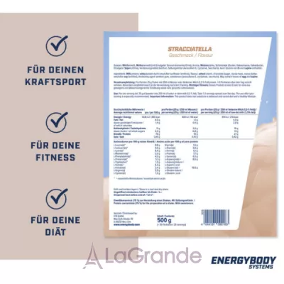 Energybody Systems Mega Protein Stracciatella ������������������ ������ 