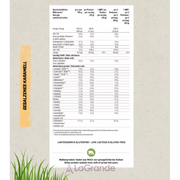 Energybody Systems Nature Whey Protein Salted Caramel ������������ ������ 