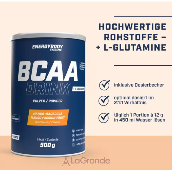 Energybody Systems BCAA Drink Passion Fruit-Mango ������������� �������� BCAA 
