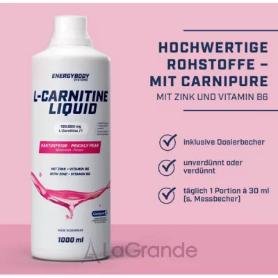 Energybody Systems  L-Carnitine Liquid 100.000 mg Prickly Pear ������� ������� L-������� 100.000 �� 