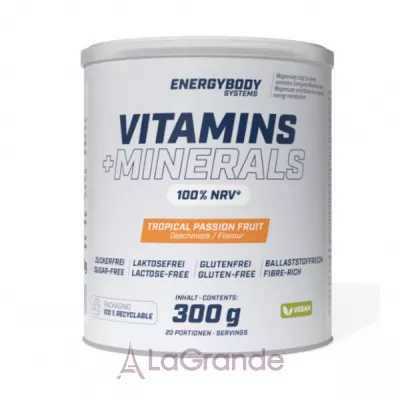 Energybody Systems Vitamins Plus Minerals Tropical Passion Fruit ���������� ������ 