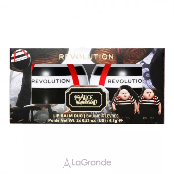 Makeup Revolution X Alice in Wonderland Fat Boys Lip Balms ����� ��������� ��� ��� (lip/balm/2x6.1g)
