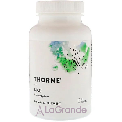 Thorne Research NAC N-AcetylCysteine 500 mg ĳ������ ������� ������������ � ��������