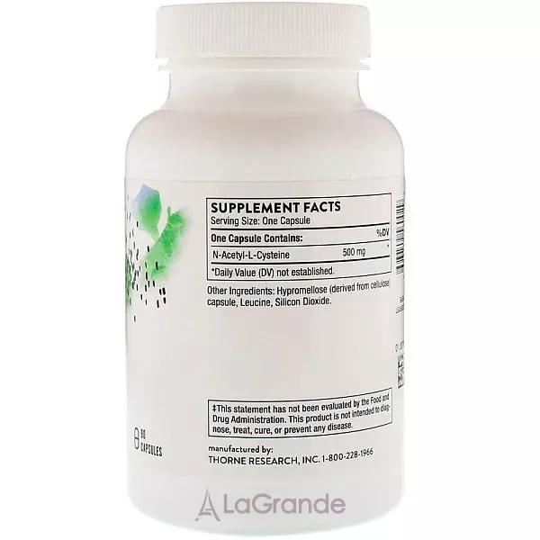 Thorne Research NAC N-AcetylCysteine 500 mg ����������� ������� ������������� � ��������