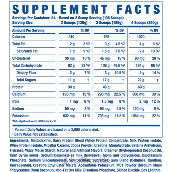 Ronnie Coleman King Mass Xl Vanilla Ice Cream ������ ���������� ���������