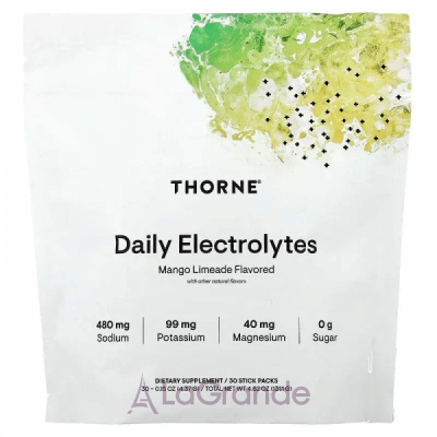 Thorne Research Daily Electrolytes Mango Limeade ĳ������ ������� ���������� ������-���� � ���-�������