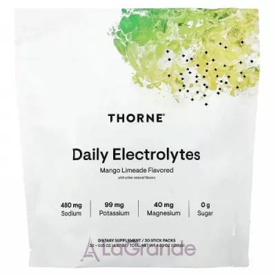 Thorne Research Daily Electrolytes Mango Limeade ĳ������ ������� ���������� ������-���� � ���-�������