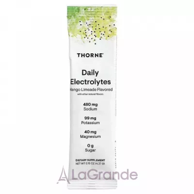 Thorne Research Daily Electrolytes Mango Limeade ĳ������ ������� ���������� ������-���� � ���-�������