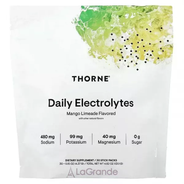 Thorne Research Daily Electrolytes Mango Limeade ����������� ������� ����������� 