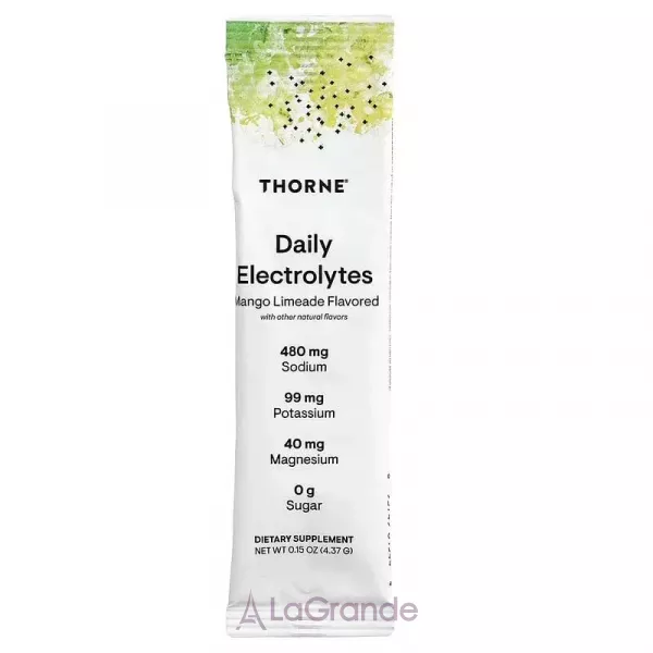 Thorne Research Daily Electrolytes Mango Limeade ����������� ������� ����������� 
