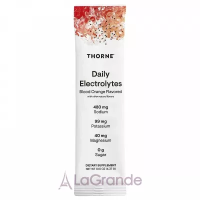 Thorne Research  Daily Electrolytes Blood Orange ĳ������ ������� ���������� ��������� ��������� � ���-�������