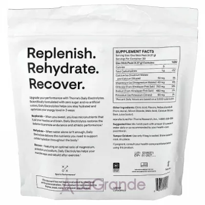 Thorne Research Daily Electrolytes Watermelon ĳ������ ������� ���������� ������� � ���-�������