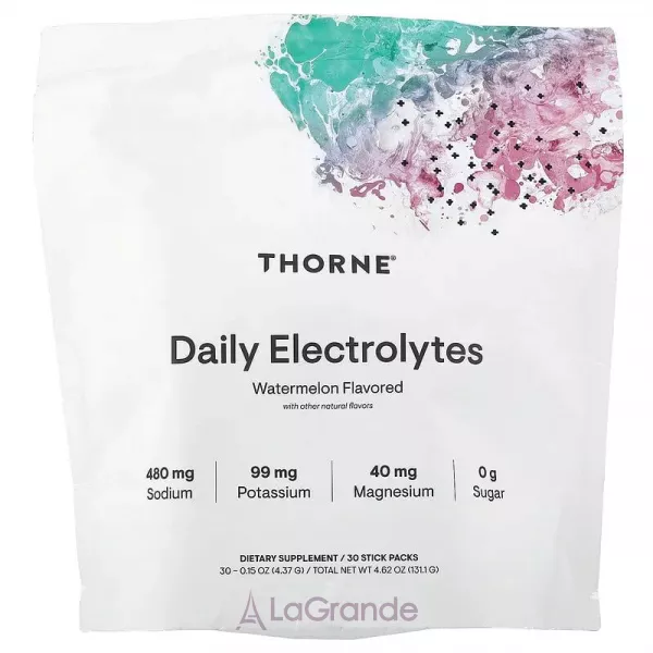 Thorne Research Daily Electrolytes Watermelon ������������ ������� ����������� 