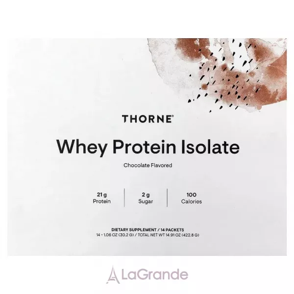 Thorne Research Whey Protein Isolate Chocolate ������ ������������� �������� 
