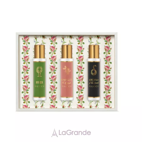 Gucci The Alchemist's Garden Mini Set ���� (����������� ���� 1921 15 �� + A Chant for the Nymph 15 �� + The Voice Of The Snake 15 ��)
