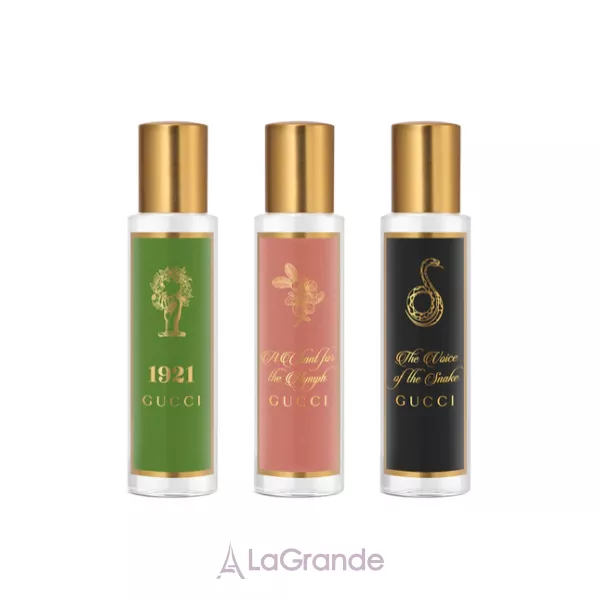 Gucci The Alchemist's Garden Mini Set ���� (����������� ���� 1921 15 �� + A Chant for the Nymph 15 �� + The Voice Of The Snake 15 ��)