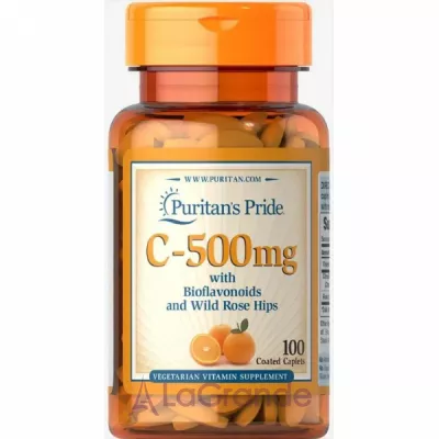 Puritan's Pride Vitamin C 500mg With Bioflavonoids ������� ������� 