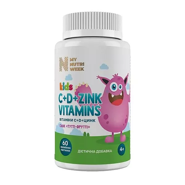 My Nutri Week Kids C+D+Zink Vitamins ������� �+�+���� ��� ����� �� ������ 