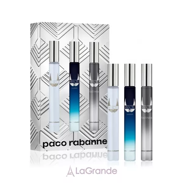 Paco Rabanne Invictus ���� (�������� ���� 10 �� + ����������� ���� Invictus Legend 10 �� + ����������� ���� Invictus Platinum 10 ��)