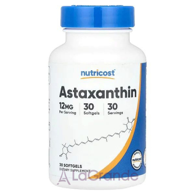 Nutricost Astaxanthin 12 mg ���������� ��������������� ������� ����������� 12 �� � ��������